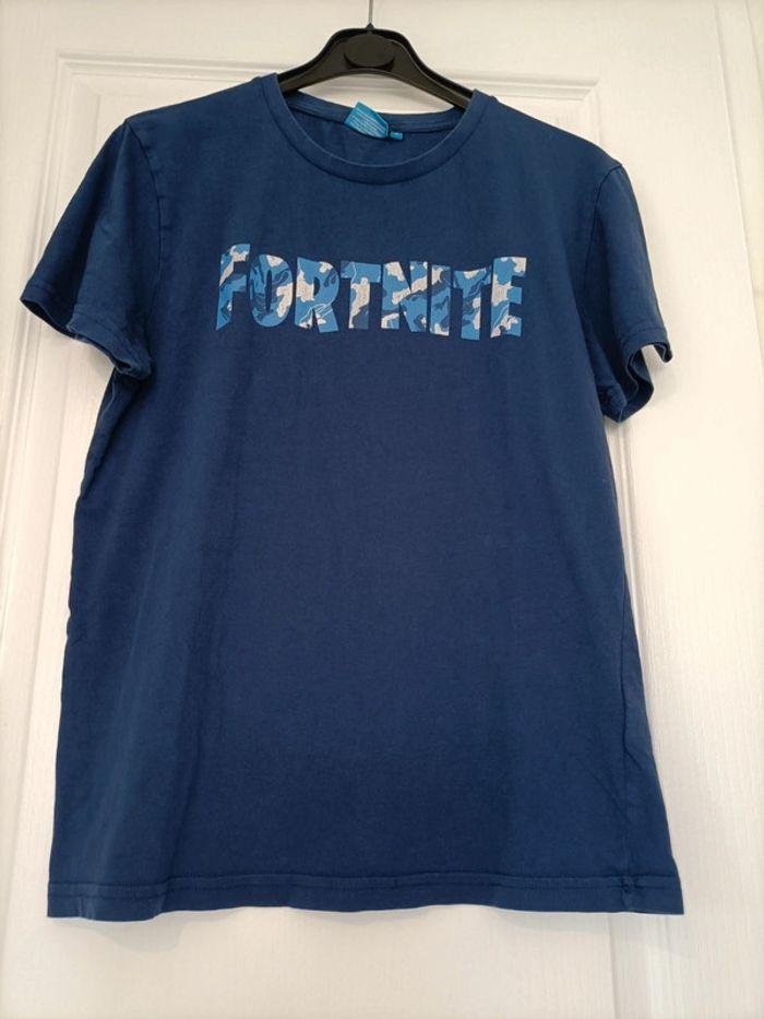 Tee-shirt Fortnite S bleu - photo numéro 2