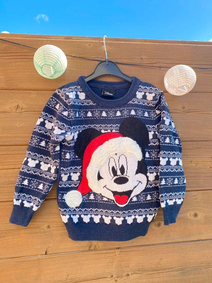 Pull de noël Mickey disney 24-36 mois