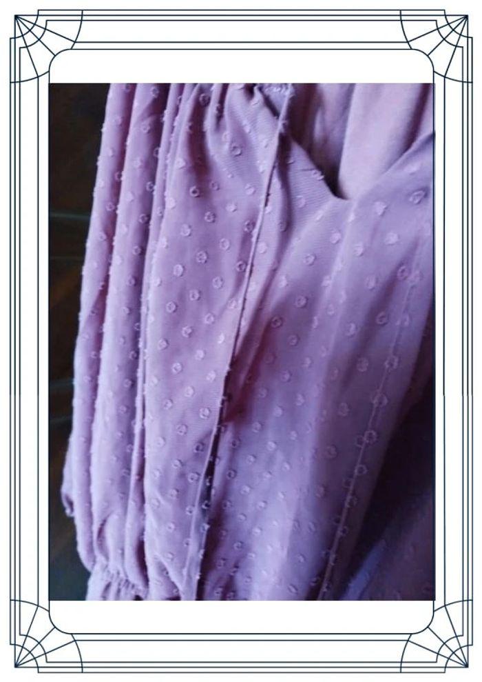 Robe violette La Halle à pois taille M/38 - photo numéro 9