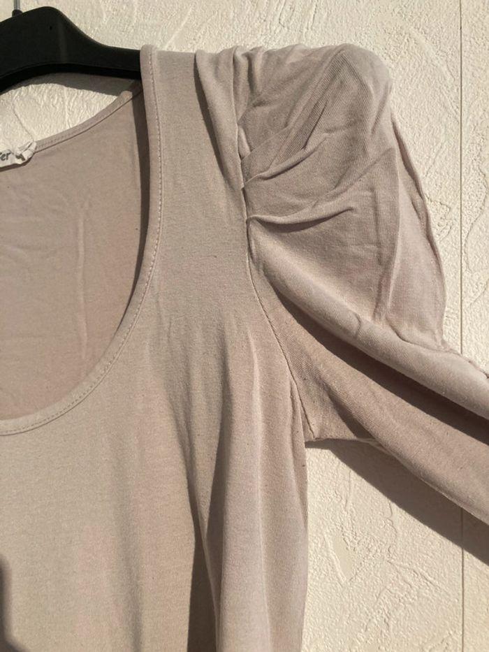 t-shirt beige - photo numéro 7