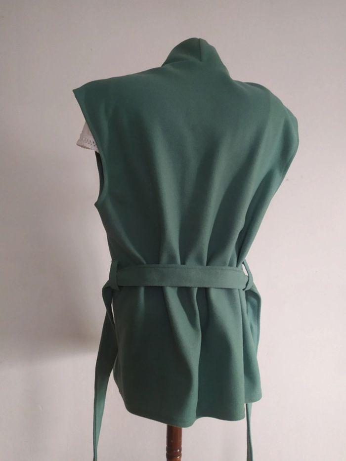 Kimono vert avec ceinture taille unique - photo numéro 2