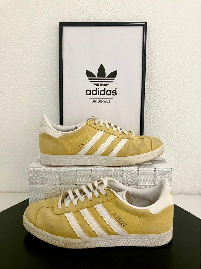 Adidas Originals Gazelle Yellow / White - photo numéro 1