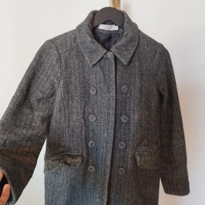 Comptoir Des Cotonniers Manteau long en laine Gris anthracite - photo numéro 3