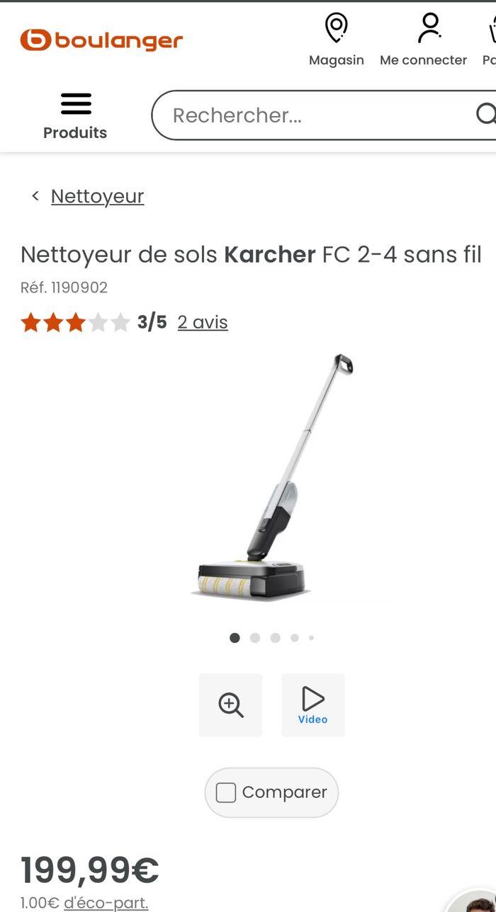 Nettoyer de sols karcher fc2-4sans fil - photo numéro 5