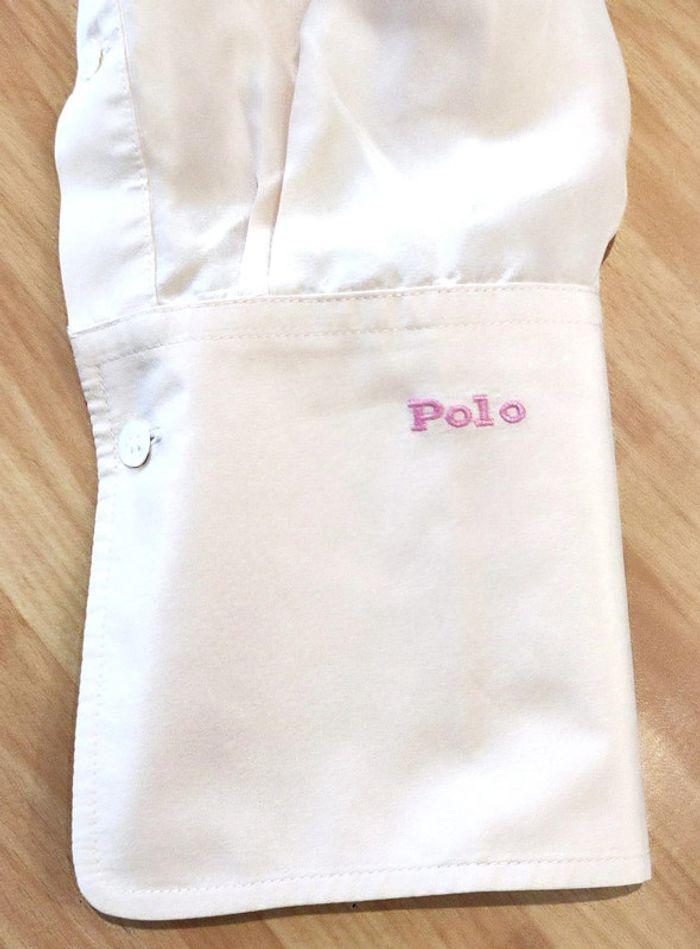 Chemise en soie rose clair, nude Polo Ralph Lauren, t.42/xl/10 - photo numéro 6