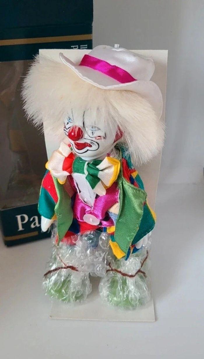 Vintage Clown porcelaine peint à la main neuf parade of dolls - photo numéro 5