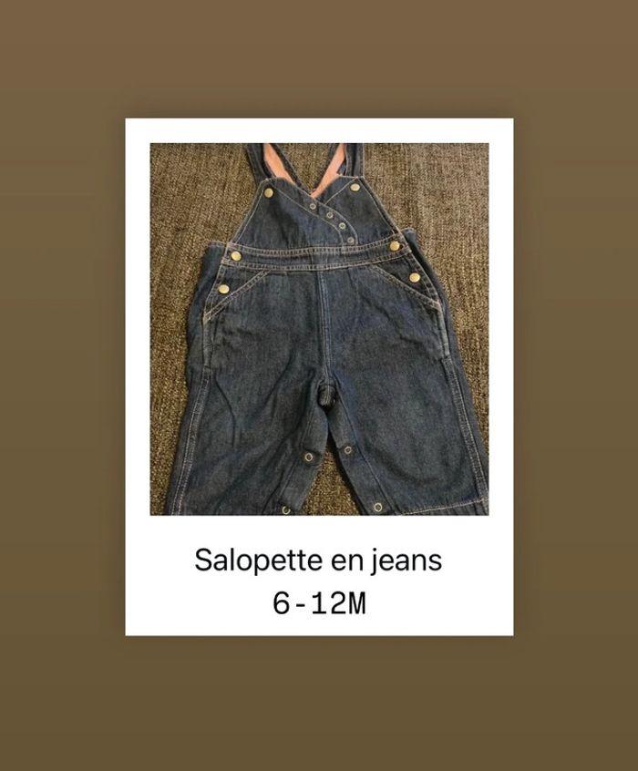 Salopette en jeans - photo numéro 1