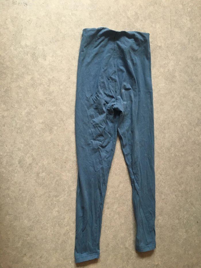 pantalon legging en coton bleu laura ashley - photo numéro 3