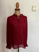 Magnifique blouse bordeaux suiteBlanco taille 42