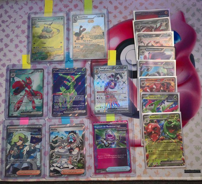 Lot de 16 Cartes Pokémon Ex/Ar/Fa/Ace EV5 Forces Temporelles + 1 Promo offerte - photo numéro 1