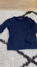 Teeshirt manche longue bleu marine 3 ans Monoprix