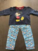 Pyjama 2 pièces Mickey 2/3 ans