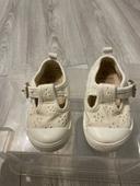 Chaussure blanche ete taille 20