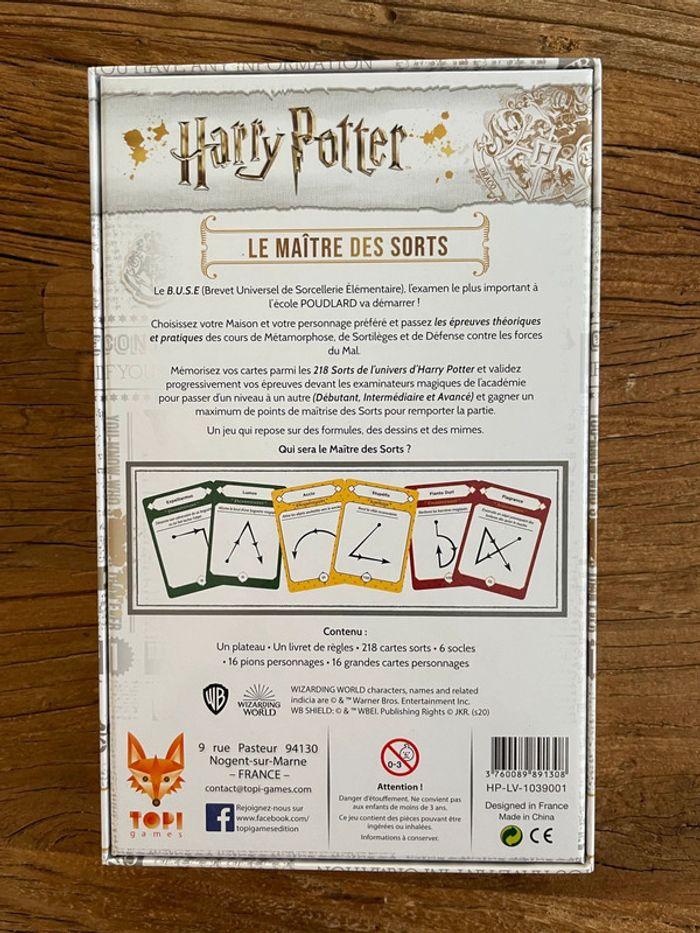 Jeu de société harry potter « le maître des sorts » - photo numéro 4