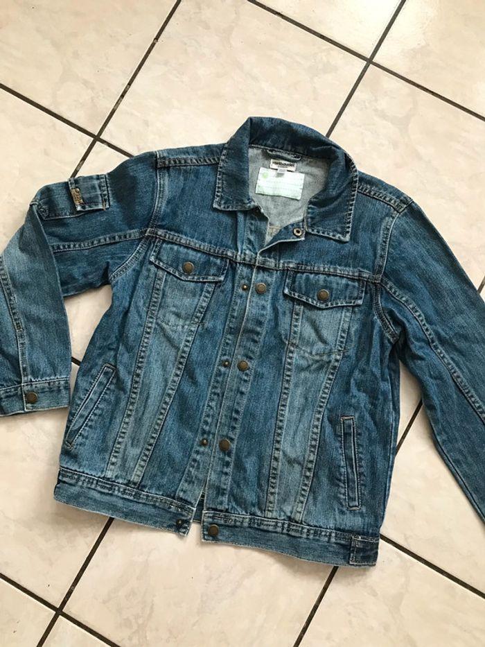 Veste en jean 12 ans Vertbaudet comme neuve garçon - photo numéro 1