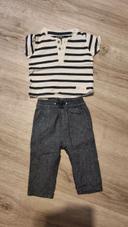 Lot pantalon + tee shirt