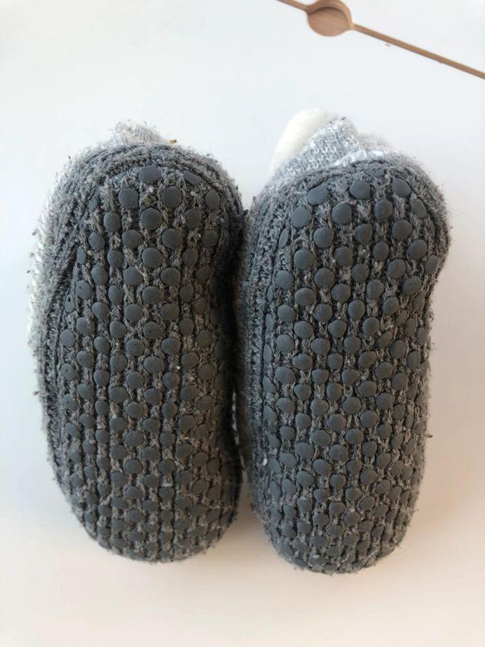 Chaussons doublés peluche - photo numéro 2