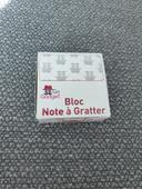 Bloc note à gratter