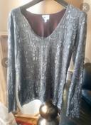 Pull/haut BELAIR taille 1 gris