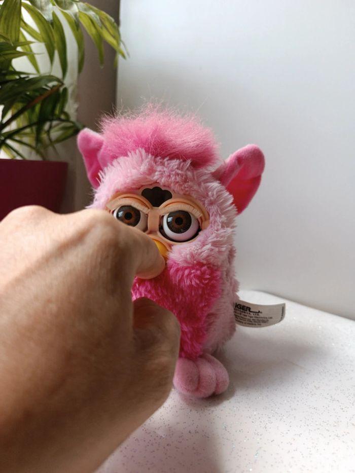 Furby vintage vtg rose pink tiger Electronic interactif électronique flamingo 1999 - photo numéro 4