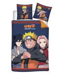 Parure de lit Trio Naruto housse de couette 140x200 cm + Taie d'oreiller 65x65 cm