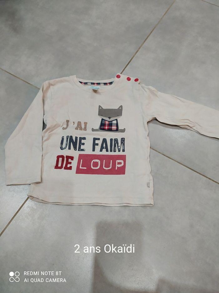 Tee shirt 2 ans okaidi