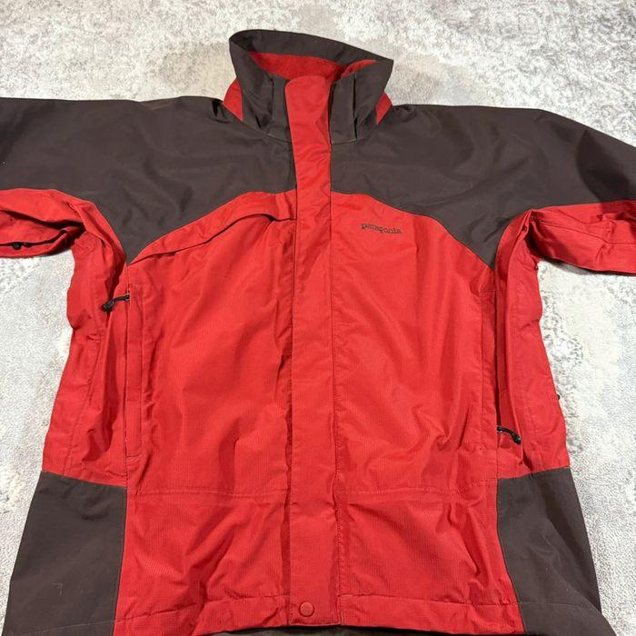 Veste de Ski / Snowboard Patagonia Gore-Tex Vintage Marron & Rouge - photo numéro 5