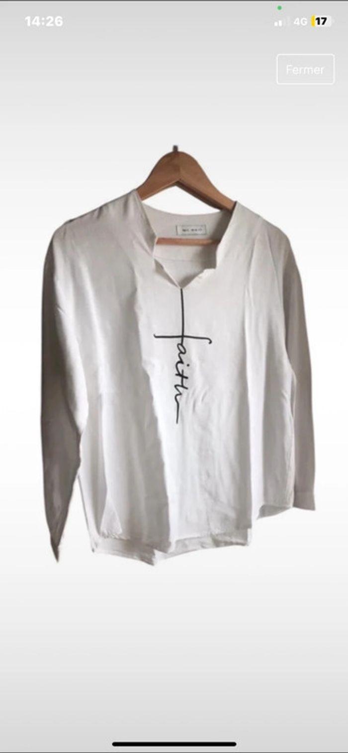 Chemise blanche décontracté faith s/m