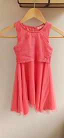 Robe chasuble corail 5 ans Gemo