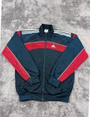 👕 Veste de Sport Adidas Vintage 00’s logo brodé Bleu Marine Taille L 👕