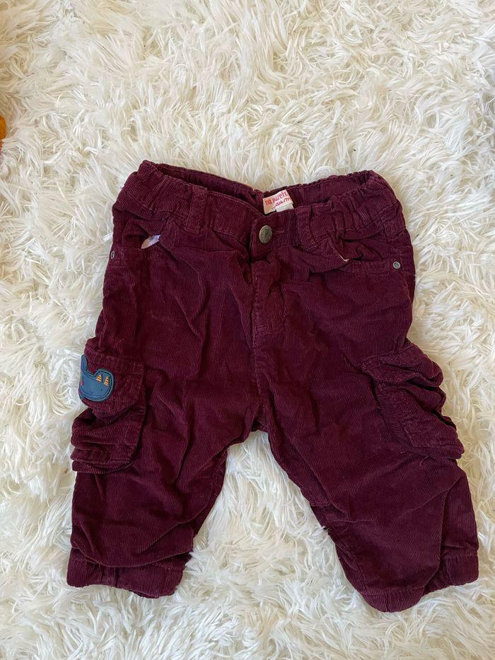 Pantalon bordeaux dpam - photo numéro 1