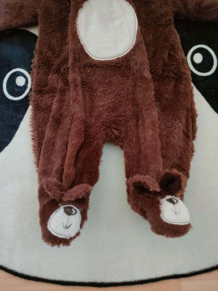 Combinaison bébé chaude ours 🐻 taille 6 mois neuve - photo numéro 3