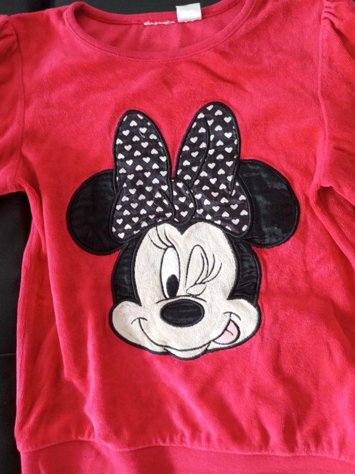 Haut de pyjama hiver Minnie - photo numéro 2