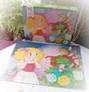 Puzzle jeu société Candy mb 100 pièces fleur flower roses vintage 1980 prince des collines