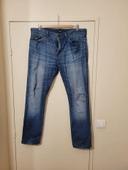 Jeans coupe droite Hugo Boss bleu taille W36 | FR 46