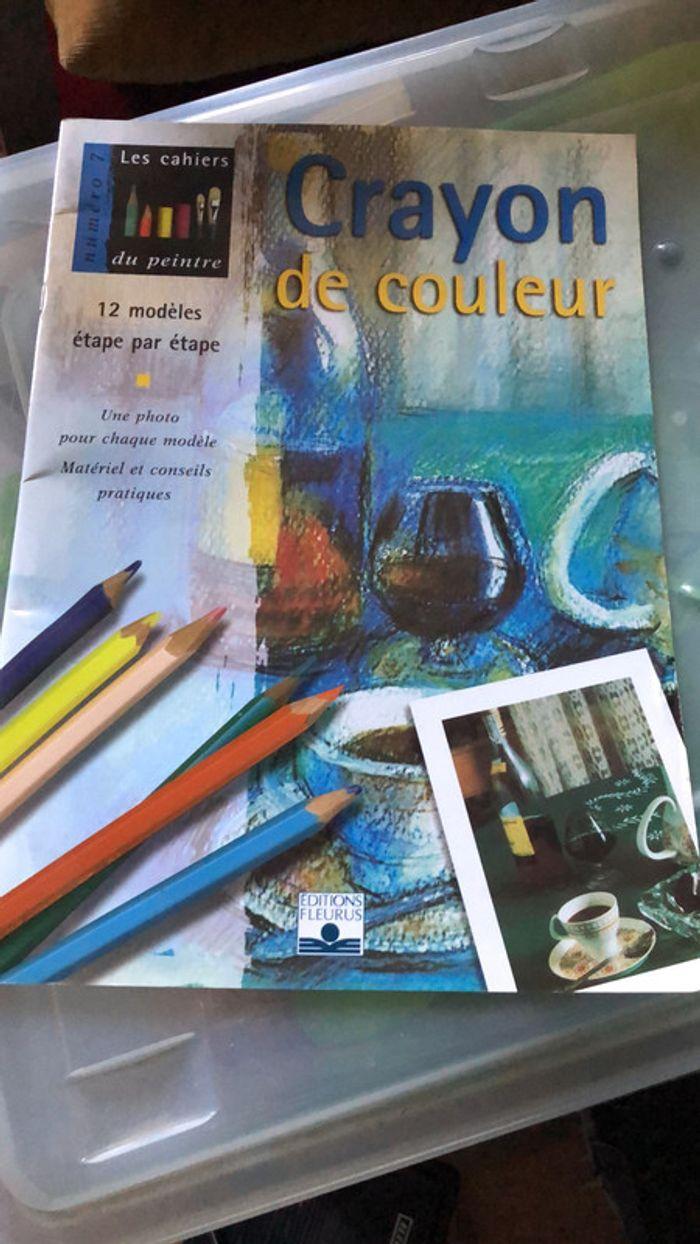 Livre les cahiers du peintre les crayons de couleur - photo numéro 1