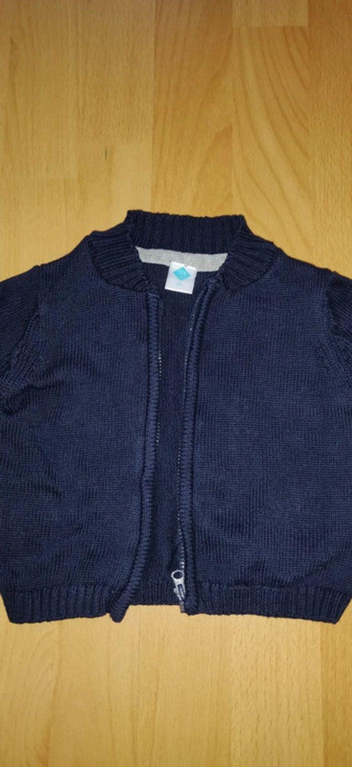 Gilet avec zip Tex 6 mois - photo numéro 3