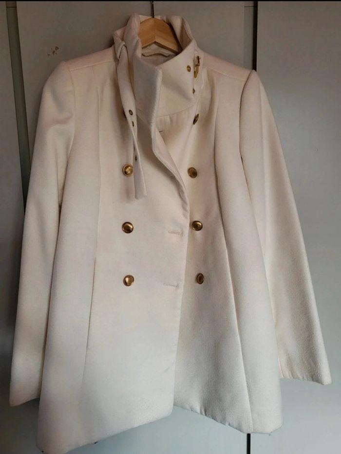 Manteau Blanc Mango - photo numéro 2