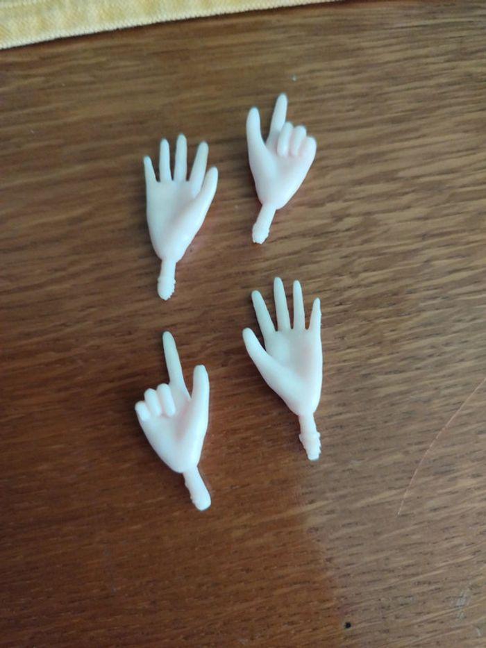 Lot 2 paires mains hands poupée doll Blythe - photo numéro 8