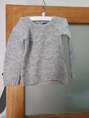 Pull gris kiabi