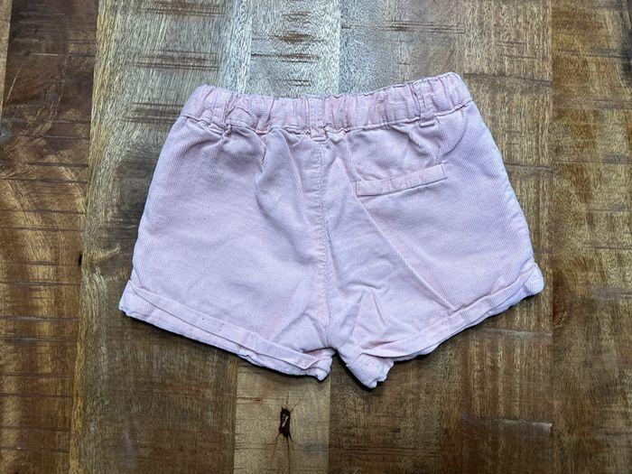 Short en velours rose primark 12-18 mois - photo numéro 3