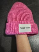 Bonnet Tommy hilfiger femme rose