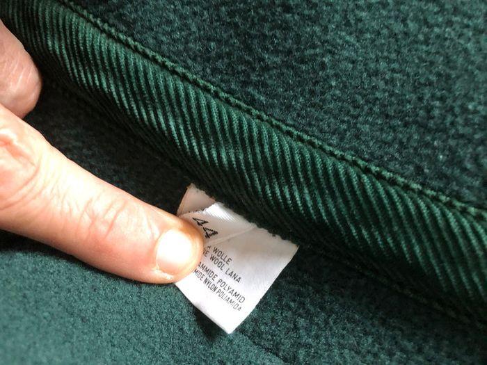 Manteau Duffle coat vert Benetton taille 44 - photo numéro 4