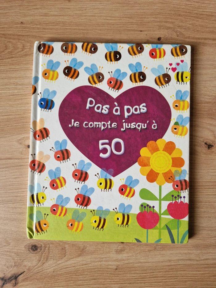 Livre pas à pas je compte jusqu'à 50 - photo numéro 1