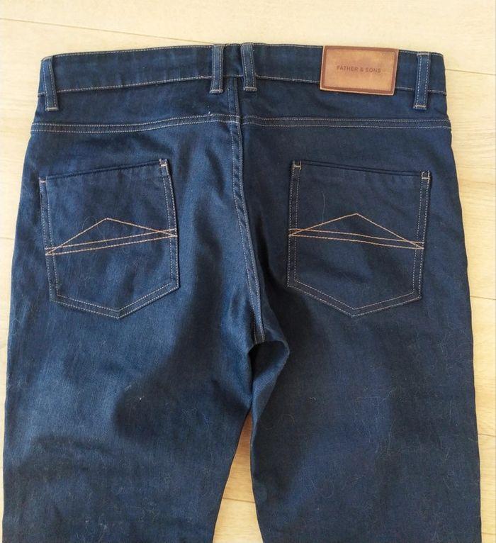 Jean 👖 homme regular bleu foncé taille 42 Father & Sons - photo numéro 4