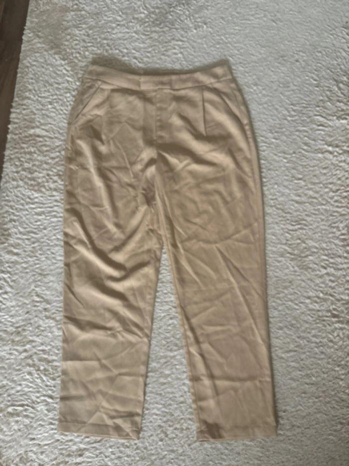 Pantalon beige fluide - photo numéro 1