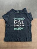 Tee shirt ronchon 9 mois