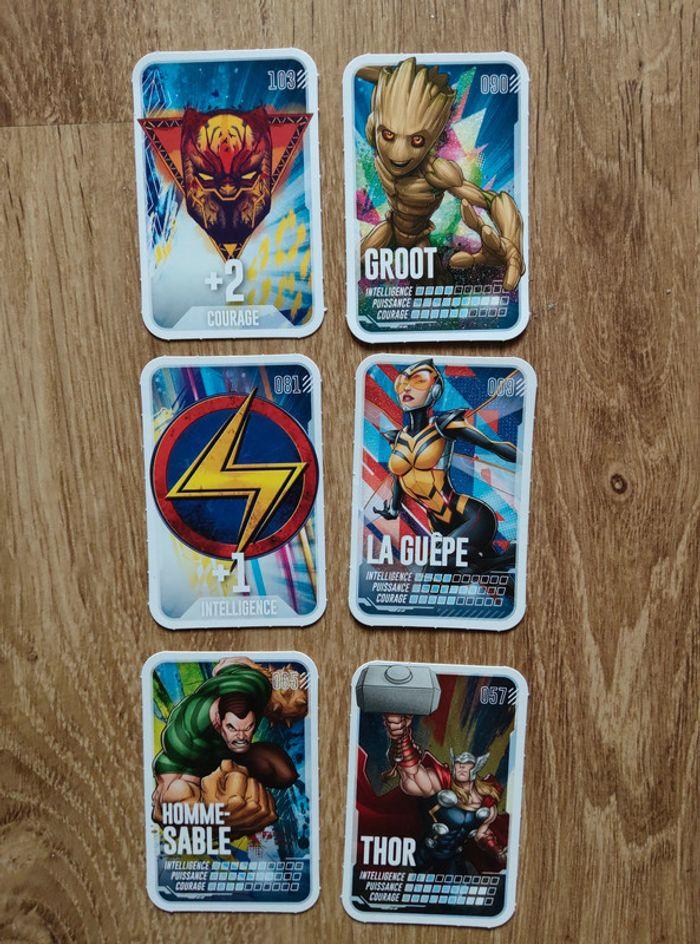 Lot 28 cartes Marvel Leclerc - photo numéro 2