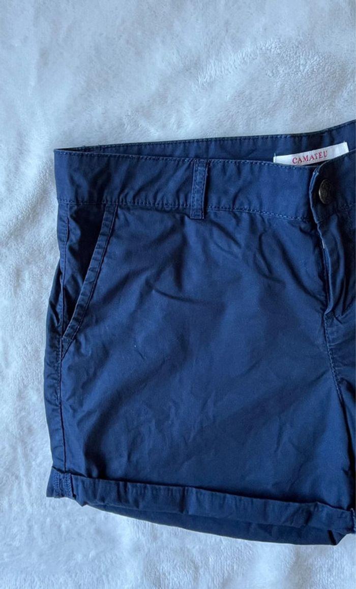 Short léger bleu marine taille 36 Camaïeu - photo numéro 8