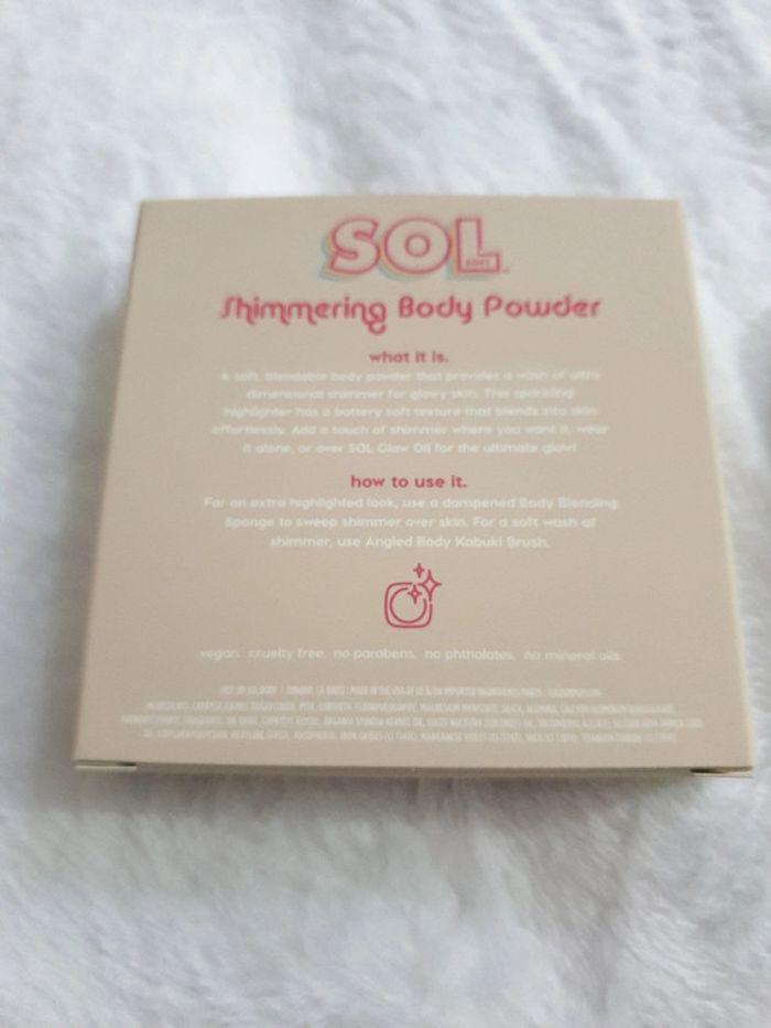 Neuf poudre pour le corps Sol shimmering body power - photo numéro 5